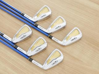 Iron set : Honma : **ก้าน 3 ดาว** ชุดเหล็ก Honma Tour World TW727P (Forged) มีเหล็ก 5-10 (6 ชิ้น) ก้านกราไฟต์ ARMRQ 8 (54) Flex R (3 ดาว)