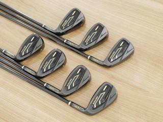 Iron set : Honma : ชุดเหล็ก Honma Beres 09 Forged Black (รุ่นล่าสุด ออกปี 2024 สวยมากๆ) มีเหล็ก 7-11,Aw,Sw (7 ชิ้น เทียบเท่า 6-Pw,Aw,Sw) ก้าน ARMRQ FX Flex R