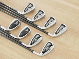 Iron set : Tsuruya : ชุดเหล็ก Tsuruya AXEL XP HM (หน้าเด้ง ตีไกลมากๆ) มีเหล็ก 6-Pw,Aw,As,Sw (8 ชิ้น) ก้านกราไฟต์ Flex R