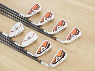 iron_set : ชุดเหล็ก Maruman Red-V II (ใบใหญ่ ตีง่าย ไกล) มีเหล็ก 5-Pw,Aw,Sw (8 ชิ้น) ก้านกราไฟต์ Flex R