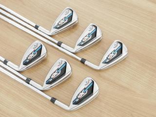 Iron set : Callaway : ชุดเหล็ก Callaway XR OS (ใบใหญ่ ตีง่ายมาก) มีเหล็ก 5-Pw (6 ชิ้น) ก้านเหล็ก 