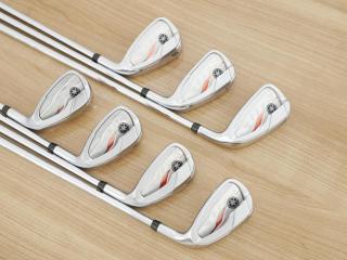 Iron set : Yamaha : ชุดเหล็ก Yamaha RMX 218 (ปี 2019 หน้าเด้ง ตีไกลมาก) มีเหล็ก 6-Pw,Aw,Sw (7 ชิ้น) ก้านเหล็ก NS Pro RMX 95 Flex S