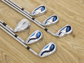 iron_set : ชุดเหล็ก Kasco Dolphin (ใบใหญ่ ตีง่ายมาก หน้าเด้ง หน้าบางเพียง 2.2 มิล) มีเหล็ก 5-Pw (6 ชิ้น) ก้านเหล็ก NS Pro 950 Flex R