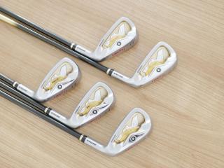 Iron set : Honma : ชุดเหล็ก Honma Beres IS-02 (หน้าเด้ง Forged) มีเหล็ก 7-11 (5 ชิ้น เทียบเท่า 6-Pw) ก้าน ARMRQ 6 (49) Flex R (2 ดาว)