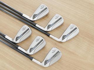 Iron set : Callaway : ชุดเหล็ก Callaway Paradym Ai Smoke (ออกปี 2024 ตีง่ายมาก ไกล Japan Spec.) มีเหล็ก 6-Pw,Aw (6 ชิ้น) ก้านกราไฟต์ Fujikura TENSEI 50 Flex R