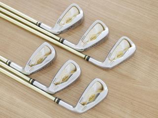 iron_set : ชุดเหล็ก Honma Beres IS-03 (ปี 2015 หน้าเด้ง Forged) มีเหล็ก 6-11 (6 ชิ้น เทียบเท่า 5-Pw) ก้าน ARMRQ 8 (49) Flex R (2 ดาว)