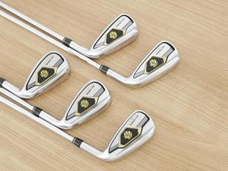 Iron set : Taylormade : ชุดเหล็ก Taylormade Gloire G (รุ่นท๊อปสุด ตีไกลมากๆ เหล็ก 7 Loft 26.5 หน้าเด้ง) มีเหล็ก 6-Pw (5 ชิ้น) ก้านเหล็ก NS Pro 830 Flex R