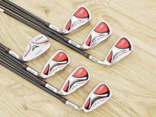 iron_set : ชุดเหล็ก Maruman Red-V (ใบใหญ่ ตีง่าย) มีเหล็ก 5-Pw,Aw (7 ชิ้น) ก้านกราไฟต์ Flex R