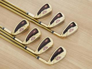 iron_set : ชุดเหล็ก Tsuruya AXEL Gold Premium II (รุ่นปี 2017 ของใหม่ 6 หมื่นกว่าบาท หน้าเด้งสุดๆ ไกลสุดๆๆ) มีเหล็ก 7-Pw,Aw,As,Sw (7 ชิ้น ครบเซ็ต) ก้านกราไฟต์ Flex R