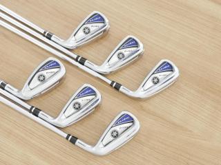 Iron set : Yamaha : ชุดเหล็ก Yamaha Inpres UD+2 (ออกปี 2019 ตีไกลที่สุด ไกลกว่าเหล็กทั่วไป 2 เบอร์ หน้าเด้ง COR 0.822) มีเหล็ก 6-Pw,Aw (6 ชิ้น) ก้านเหล็ก NS Pro Zelos 7 Flex S
