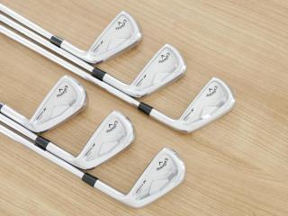 iron_set : ชุดเหล็ก Callaway X Forged MAX (รุ่นล่าสุด ออกปี 2025) มีเหล็ก 5-Pw (6 ชิ้น) ก้านเหล็ก NS Pro Modus 105 Flex S