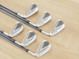 iron_set : ชุดเหล็ก Taylormade Stealth (ออกปี 2022 Japan Spec.) มีเหล็ก 5-Pw (6 ชิ้น) ก้านกราไฟต์ Mitsubishi Tensei TM60 Flex S