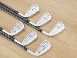 iron_set : ชุดเหล็ก PRGR 02 Forged (ปี 2021 นุ่มมาก หายาก) มีเหล็ก 5-Pw (6 ชิ้น) ก้านกราไฟต์ Mitsubishi Diamana Flex SR