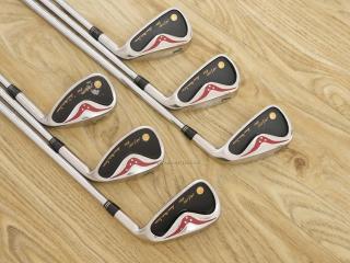 Iron set : Other Brand : ชุดเหล็ก Kamuiworks ASIRI EXC มีเหล็ก 6-Pw,AW (6 ชิ้น) ก้านเหล็ก KBS Tour 90 Flex S