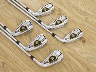 Iron set : Taylormade : ชุดเหล็ก Taylormade Gloire G (รุ่นใหม่ ท๊อปสุด ตีไกลมากๆ เหล็ก 7 Loft 26.5 หน้าเด้ง) มีเหล็ก 5-Pw (6 ชิ้น) ก้านเหล็ก NS Pro 830 Flex R