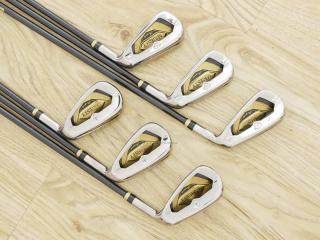 Iron set : Maruman : ชุดเหล็ก Maruman Majesty Royale (รุ่นท๊อปสุด ปี 2021 ของใหม่ 8 หมื่นบาท) มีเหล็ก 6-10,Pw (6 ชิ้น เบอร์ 6 ตีระยะเท่าเบอร์ 5 ของรุ่นอื่น) ก้านกราไฟต์ Flex R