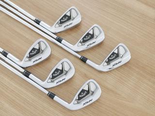 Iron set : Callaway : ชุดเหล็ก Callaway APEX Forged (รุ่นปี 2022) มีเหล็ก 5-Pw (6 ชิ้น) ก้านเหล็ก NS Pro 950 NEO Flex S