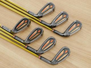 iron_set : ชุดเหล็ก Tsuruya AXEL Gold Premium IV (รุ่นปี 2021 ของใหม่ 7 หมื่นกว่าบาท หน้าเด้งสุดๆ ไกลสุดๆๆ) มีเหล็ก 7-Pw,Aw,As,Sw (7 ชิ้น ครบเซ็ต) ก้านกราไฟต์ Flex S