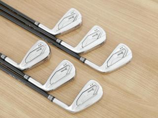 Iron set : Other Brand : ชุดเหล็ก Srixon ZX5 MK II Forged (ออกปี 2023) มีเหล็ก 5-Pw (6 ชิ้น) ก้านกราไฟต์ Fujikura AXIOM 105 Flex S