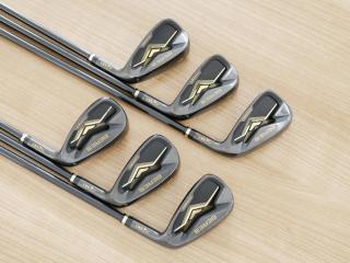 iron_set : ชุดเหล็ก Honma Beres Black Forged (ออกปี 2022 สวยมากๆ) มีเหล็ก 6-11 (6 ชิ้น เทียบเท่า 5-Pw) ก้าน ARMRQ MX Flex R2