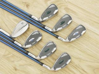 iron_set : ชุดเหล็ก Tsuruya AXEL Dual Impact Z HM (หน้าเด้ง) มีเหล็ก 5-Pw,Sw (7 ชิ้น) ก้านกราไฟต์ Flex S
