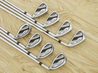 Iron set : ชุดเหล็ก Callaway Mavrik (ปี 2020 ตีง่าย ไกลมากๆ) มีเหล็ก 6-Pw,Aw,Gw,Sw (8 ชิ้น) ก้านเหล็ก NS Pro Zelos 7 Flex S
