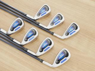 iron_set : ชุดเหล็ก Kasco DIMPALS (ใบใหญ่) มีเหล็ก 5-Pw,Sw (7 ชิ้น) ก้านกราไฟต์ Flex R