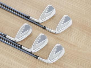 Iron set : **ของใหม่ ยังไม่แกะพลาสติก** ชุดเหล็ก Taylormade Stealth (ออกปี 2022 Japan Spec.) มีเหล็ก 6-Pw (5 ชิ้น) ก้านกราไฟต์ Mitsubishi Tensei TM60 Flex R