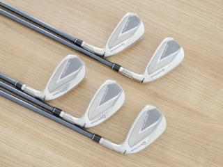 iron_set : **ของใหม่ ยังไม่แกะพลาสติก** ชุดเหล็ก Taylormade Stealth (ออกปี 2022 Japan Spec.) มีเหล็ก 6-Pw (5 ชิ้น) ก้านกราไฟต์ Mitsubishi Tensei TM60 Flex S