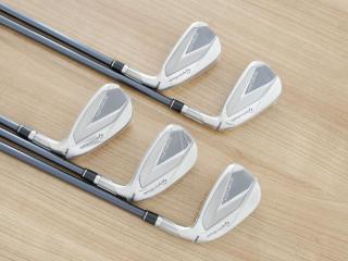 iron_set : **ของใหม่ ยังไม่แกะพลาสติก** ชุดเหล็ก Taylormade Stealth (ออกปี 2022 Japan Spec.) มีเหล็ก 6-Pw (5 ชิ้น) ก้านกราไฟต์ Mitsubishi Tensei TM60 Flex S