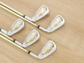 iron_set : ชุดเหล็ก Honma Beres IS-03 (ปี 2015 หน้าเด้ง Forged) มีเหล็ก 6-10 (5 ชิ้น) ก้าน ARMRQ 8 (49) Flex SR (2 ดาว)