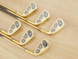 iron_set : **ของใหม่ ยังไม่แกะพลาสติก** ชุดเหล็ก Mutsumi Honma MH777 One Length (ใบใหญ่ ตีง่าย ไกล) มีเหล็ก 5-Pw (6 ชิ้น) ก้านกราไฟต์ Flex R