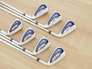 Iron set : Callaway : ชุดเหล็ก Callaway Big Bertha Beta (ใบใหญ่ ตีง่ายมาก) มีเหล็ก 5-Pw,Sw (7 ชิ้น) ก้านเหล็ก GS90 S200