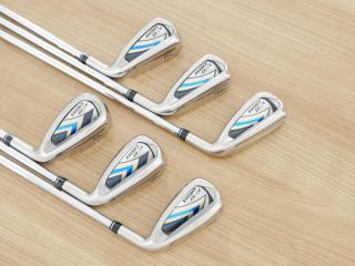 iron_set : ชุดเหล็ก XXIO Cross 2 (ออกปี 2021 ตีไกลที่สุดของที่สุดจาก XXIO หน้าเด้งสุดๆ) มีเหล็ก 5-Pw (6 ชิ้น ตีไกลกว่าปกติ 2 เบอร์) ก้านเหล็ก NS Pro 860 DST Flex R