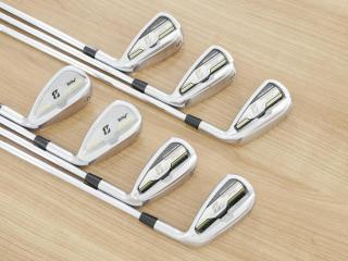 Iron set : Bridgestone : ชุดเหล็ก Bridgestone JGR Hybrid Forged (ตีไกลกว่าตัวอื่น 2 เบอร์) มีเหล็ก 7-P1,P2,Aw,Sw (7 ชิ้น) ก้านเหล็ก NS Pro ZELOS 8 Flex R
