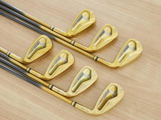 Iron set : Other Brand : ชุดเหล็ก Mutsumi Honma MH608 Maraging (ใบใหญ่ ตีง่าย ไกล) มีเหล็ก 6-Pw,Aw,Sw (7 ชิ้น) ก้านกราไฟต์ Flex R