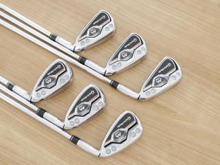 Iron set : Taylormade : ชุดเหล็ก Taylormade M CGB (หน้าเด้ง ตีไกลสุดๆ ง่ายมากๆ) มีเหล็ก 5-Pw (6 ชิ้น) ก้านเหล็ก NS Pro 840 Flex S
