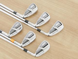 iron_set : ชุดเหล็ก Taylormade M5 (ออกปี 2019 Japan Spec) มีเหล็ก 5-Pw (6 ชิ้น) ก้านเหล็ก AMT Tour White S200