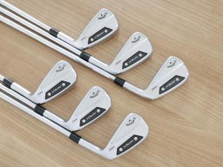 Iron set : Callaway : ชุดเหล็ก Callaway APEX Pro Forged (ออกปี 2024) มีเหล็ก 5-Pw (6 ชิ้น) ก้านเหล็ก NS Pro Modus 105 Flex S