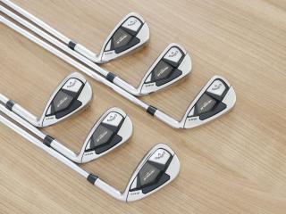 iron_set : ชุดเหล็ก Callaway Rogue ST Max (ออกปี 2022 ตีง่าย ไกลมาก) มีเหล็ก 6-Pw,Aw (6 ชิ้น) ก้านเหล็ก NS Pro Zelos 7 Flex S