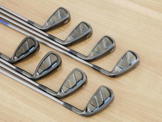 Iron set : Daiwa : ชุดเหล็ก Daiwa Onoff FF-247 (รุ่นล่าสุด หน้าเด้งสุดๆ ตีไกลสุดๆ ง่ายสุดของ Daiwa) มีเหล็ก 5-Pw,As,Sw (8 ชิ้น) ก้านกราไฟต์ Flex R