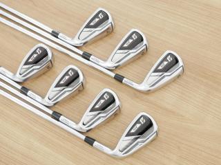 Iron set : Bridgestone : ชุดเหล็ก Bridgestone J15 (ตีง่าย ไกล) มีเหล็ก 5-Pw,Aw (7 ชิ้น)  ก้านเหล็ก NS Pro 950 GH Flex R 