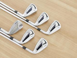 Iron set : PRGR : ชุดเหล็ก PRGR RS Titanium Face (ออกปี 2017 ตีไกล) มีเหล็ก 6-Pw,Aw (6 ชิ้น) ก้านเหล็ก Dynamic Gold S200