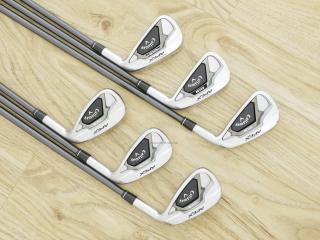 Iron set : Callaway : ชุดเหล็ก Callaway APEX DCB Forged (รุ่นล่าสุด ออกปี 2021) มีเหล็ก 5-Pw (6 ชิ้น) ก้านกราไฟต์ Mitsubishi Diamana 55 Flex R