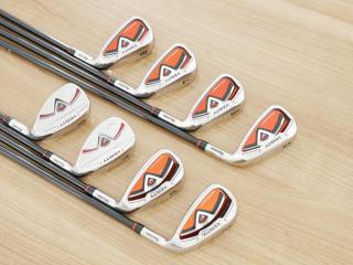 iron_set : ชุดเหล็ก Maruman Red-V II (ใบใหญ่ ตีง่าย ไกล) มีเหล็ก 5-Pw,Aw,Sw (8 ชิ้น) ก้านกราไฟต์ Flex R