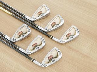 Iron set : Honma : **ตุ้มน้ำหนักหลุด** ชุดเหล็ก Honma Beres IS-01 (หน้าเด้ง Maraging) มีเหล็ก 6-11 (6 ชิ้น เทียบเท่า 5-Pw) ก้าน ARMRQ 6 (49) FLex R (2 ดาว)