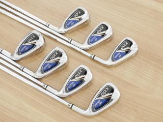 Iron set : XXIO : ชุดเหล็ก XXIO 8 (ใบใหญ่ ตีง่าย ไกล) มีเหล็ก 4-Pw (7 ชิ้น) ก้านเหล็ก NS Pro Modus 105 Flex S