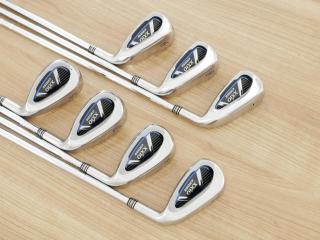 iron_set : ชุดเหล็ก XXIO Cross (ออกปี 2019 ตีไกลที่สุดของที่สุดจาก XXIO หน้าเด้งสุดๆ) มีเหล็ก 7-Pw,Aw,Dw,Sw (7 ชิ้น ตีไกลกว่าปกติ 2 เบอร์) ก้านเหล็ก NS Pro 870 DST Flex S