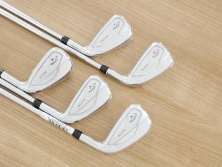 iron_set : **ของใหม่ ยังไม่แกะพลาสติก** ชุดเหล็ก Callaway ELYTE (รุ่นล่าสุด ออกปี 2025 ตีง่ายมาก ไกล Japan Spec.) มีเหล็ก 6-Pw (5 ชิ้น) ก้านเหล็ก NS Pro 950 NEO Flex R