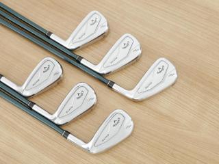 Iron set : Callaway : ชุดเหล็ก Callaway ELYTE Max Fast (รุ่นล่าสุด ออกปี 2025 ตีง่ายมาก ไกล Japan Spec.) มีเหล็ก 6-Pw,Aw (6 ชิ้น) ก้านกราไฟต์ UST Mamiya LINQ 40 Flex R